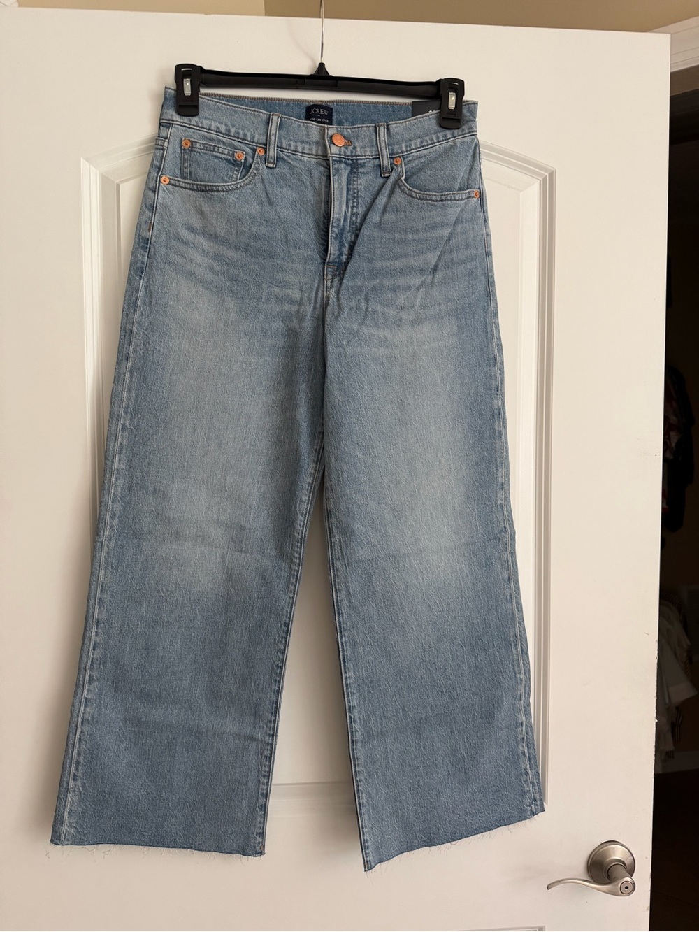 J. Crew wide leg ankle jeans